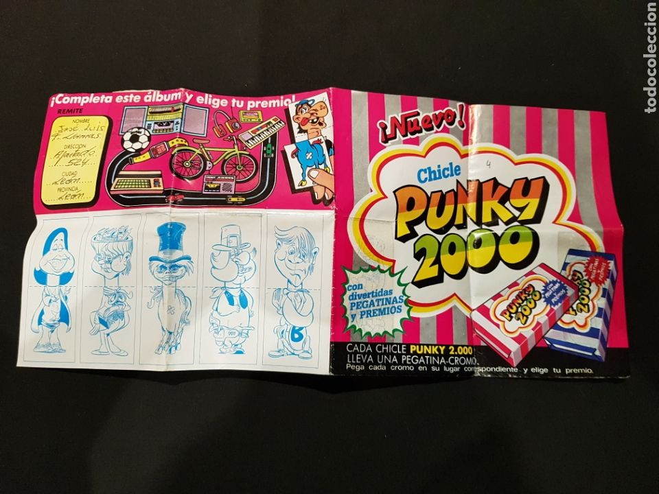 Coleccionismo cromos antiguos: &Aacute;lbum chicles Punky 2000 - Foto 4
