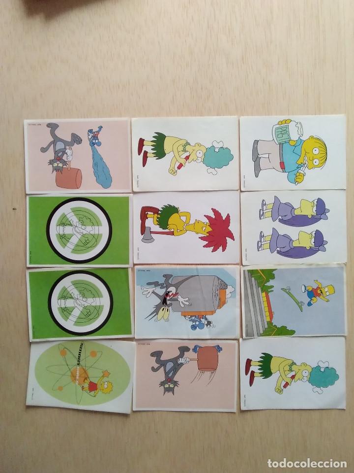 Coleccionismo cromos antiguos: LOTE DE 49 CROMOS THE SIMPSONS - Foto 2