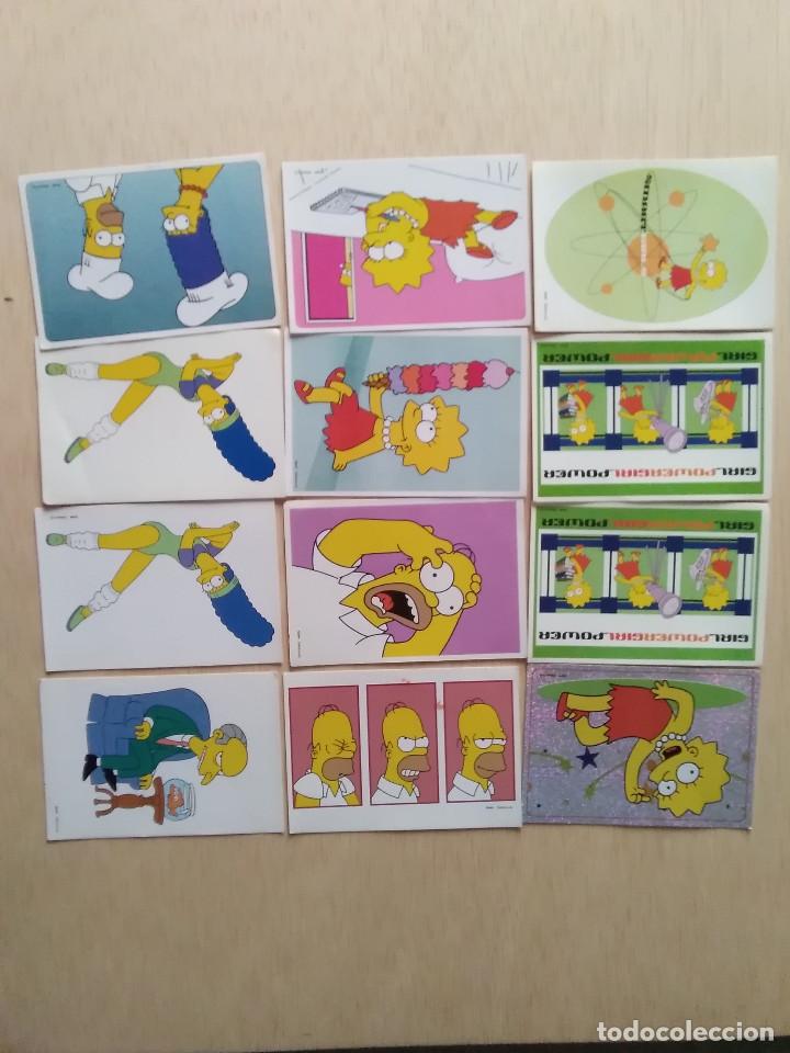 Coleccionismo cromos antiguos: LOTE DE 49 CROMOS THE SIMPSONS - Foto 3