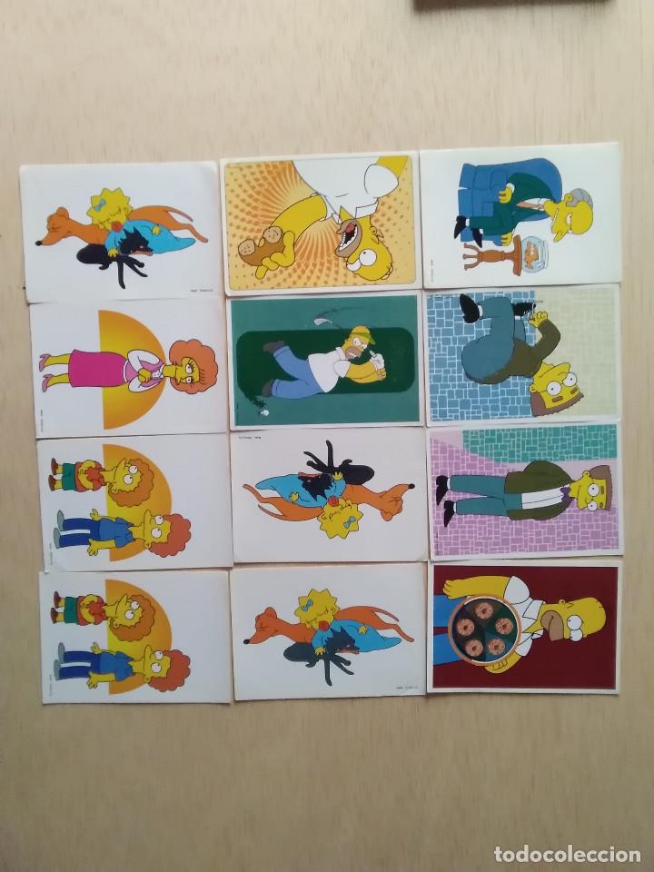 Coleccionismo cromos antiguos: LOTE DE 49 CROMOS THE SIMPSONS - Foto 4