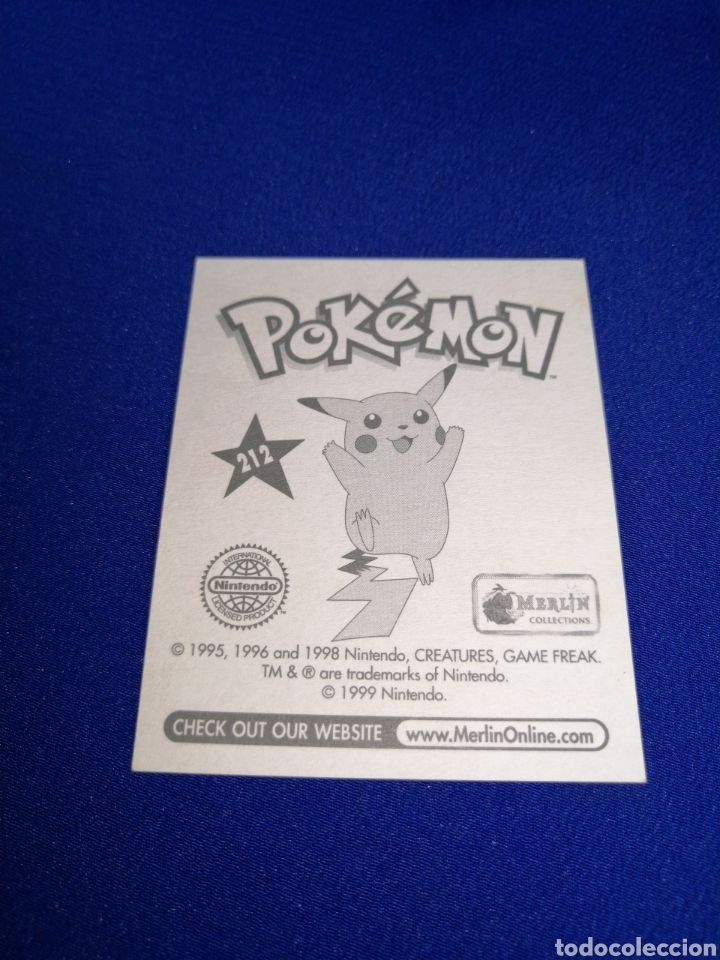 Coleccionismo cromos antiguos: POKEMON 1999 NUMERO 212 - Foto 2