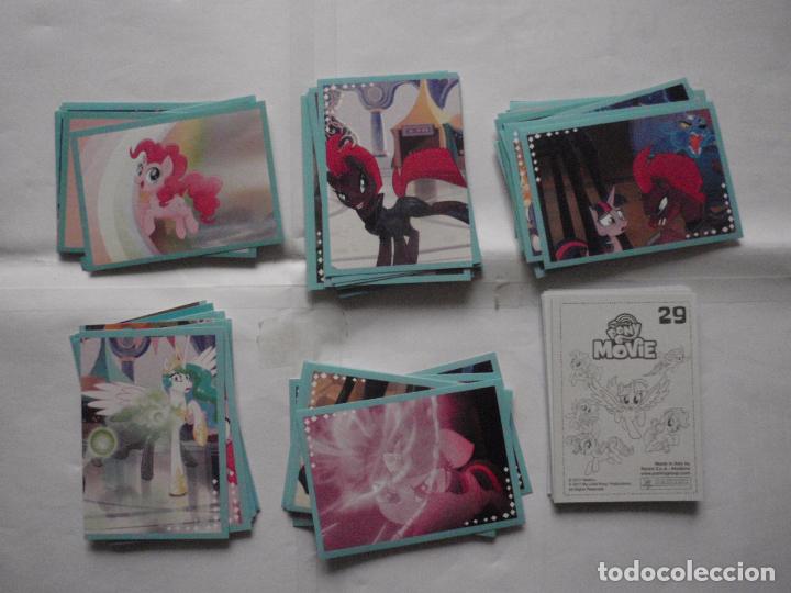 Coleccionismo Cromos antiguos: Lote 101 cromos diferentes de MY LITTLE PONY - THE MOVIE de Panini A&ntilde;o 2017. Sin pegar, nuevos