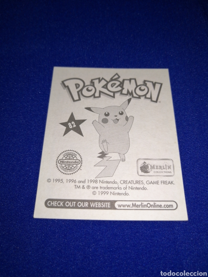 Coleccionismo cromos antiguos: POKEMON A&Ntilde;O 1999 NUMERO 82 - Foto 2