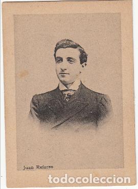 Coleccionismo Cromos antiguos: Juan Reforzo - Fototipia Antonio Rosich y C&ordf; Barcelona - Bar&iacute;tono Zarzuela Teatro