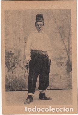 Collectionnisme Cartes &agrave; collectionner anciennes: Jaume Capdevila caracterizado - Fototipia J. Thomas Foto Audouard Barcelona - Teatre catal&agrave;