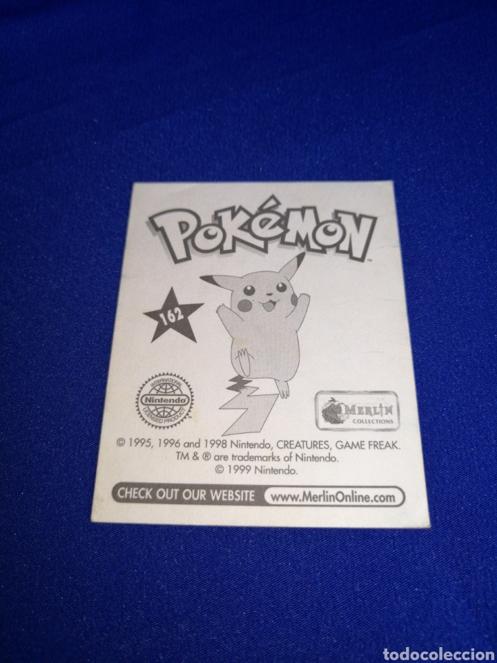 Coleccionismo cromos antiguos: POKEMON 1999 NUMERO 162 - Foto 2