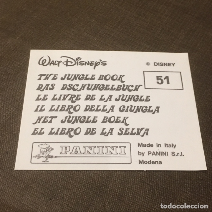 Coleccionismo cromos antiguos: EL LIBRO DE LA SELVA CROMO 51 - Foto 2