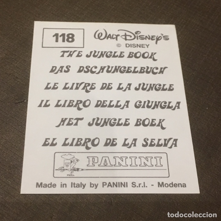 Coleccionismo cromos antiguos: EL LIBRO DE LA SELVA CROMO 118 - Foto 2