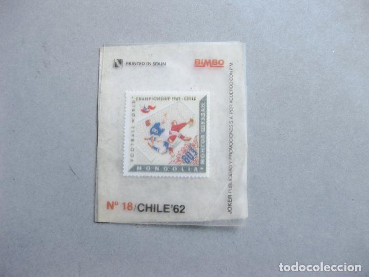 Coleccionismo Cromos antiguos: CROMO CALCOMANIA BIMBO CHILE 62 N&ordm; 18