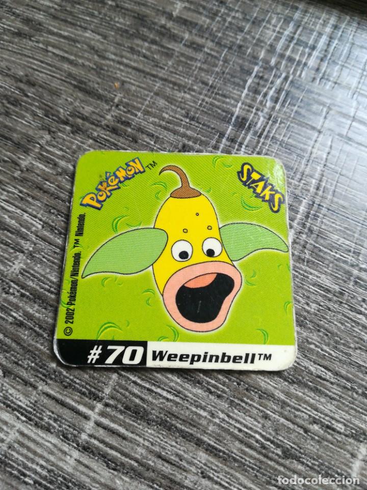 Coleccionismo cromos antiguos: Tazo N&deg; 70 Pok&eacute;mon staks 2002 - Foto 1