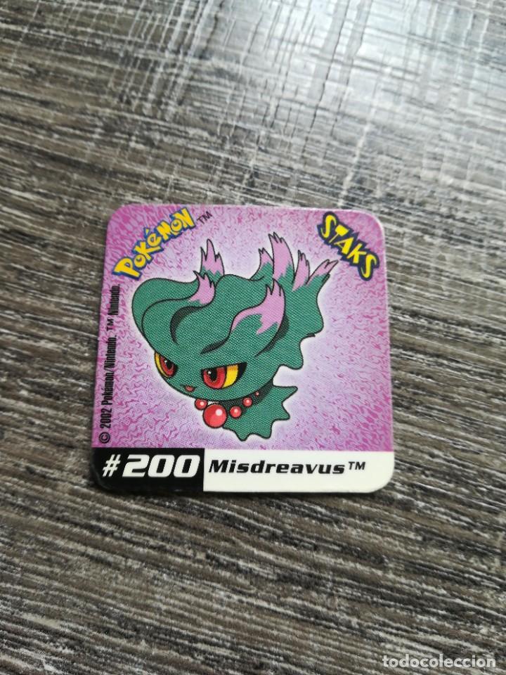 Coleccionismo cromos antiguos: Tazo N&deg; 200 Pok&eacute;mon staks 2002 - Foto 1