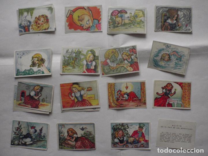 Coleccionismo cromos antiguos: Lote 24 cromos diferentes de ALICIA EN EL PAIS DE LAS MARAVILLAS editado por CLIPER. A&ntilde;o 1952
