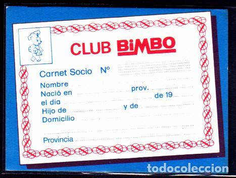 Coleccionismo Cromos antiguos: VALE CLUB BIMBO