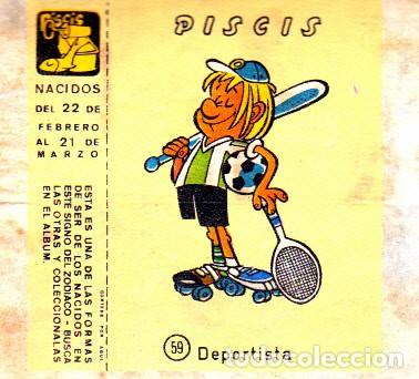 Collezionismo Figurine antiche: CROMO CHICLE SIGNOS ZODIACALES N&ordm; 59