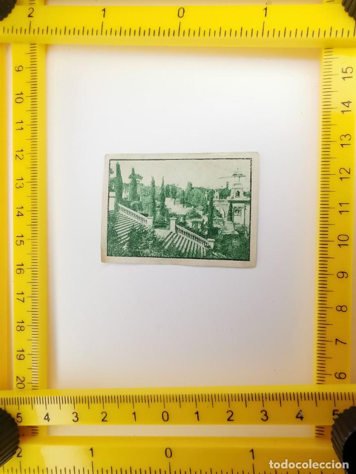 Coleccionismo cromos antiguos: CROMO SIN PEGAR 2&ordm; ALBUM GALLINA BLANCA SERIE 116 10 JARDINES DE MONTJUICH BARCELONA