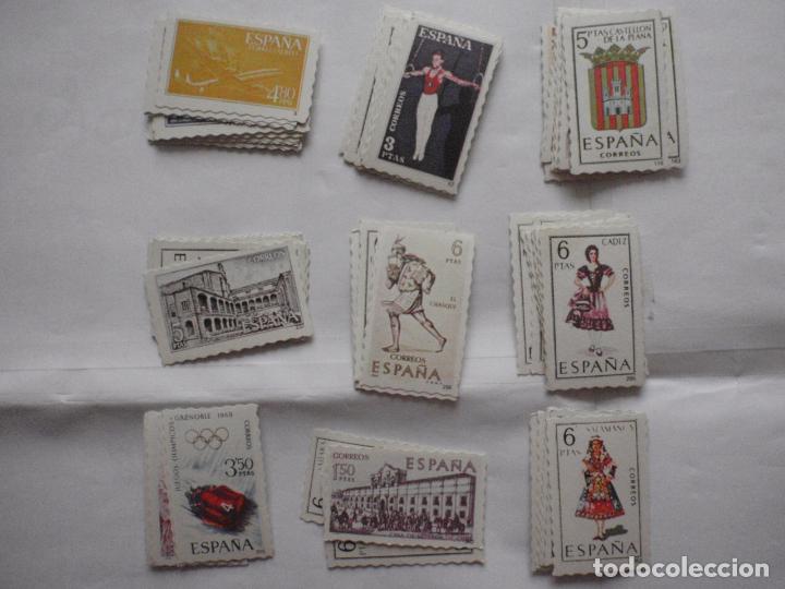 Coleccionismo cromos antiguos: Lote 82 cromos diferentes de SELLOS DE ESPA&Ntilde;A desconozco editorial y a&ntilde;o