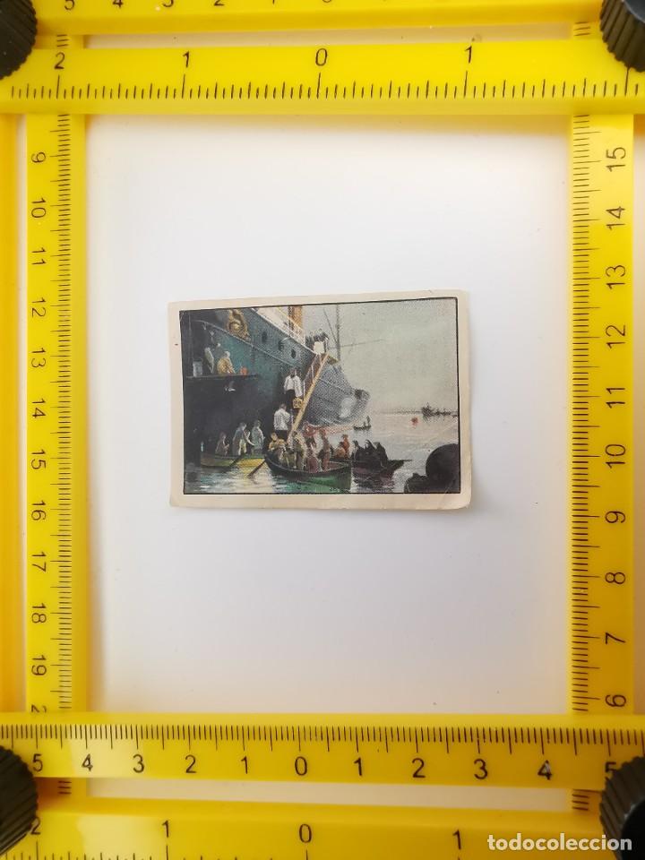 Collectable Antique Stickers: CROMO SIN PEGAR PRIMER ALBUM GALLINA BLANCA SERIE 14 10 VIDA PUERTO VIATICO A BORDO