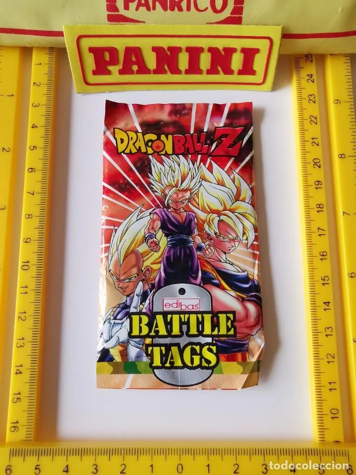 SOBRE DE CROMOS CERRADO DRAGON BALL Z BATTLE TAGS EDIBAS 2007 OGNI BUSTA IT