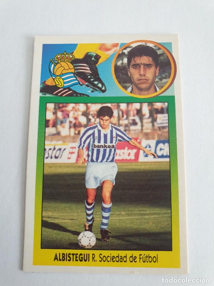 Coleccionismo Cromos antiguos: Albistegui R.Sociedad Liga Este 93-94 &Uacute;ltimos Fichajes
