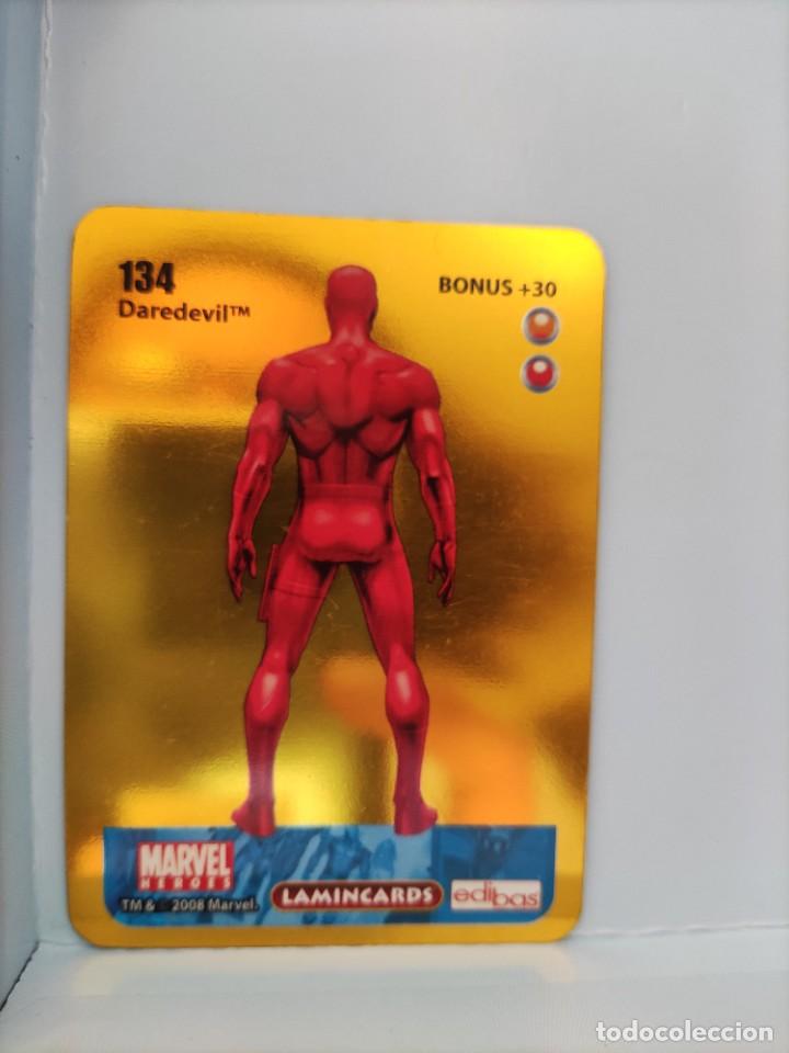 Coleccionismo cromos antiguos: CROMO MARVEL HEROES. EDIBAS. N⁰134. Daredevil - Foto 2