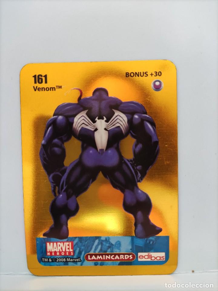Coleccionismo cromos antiguos: CROMO MARVEL HEROES. EDIBAS. N⁰161. Venom. - Foto 2