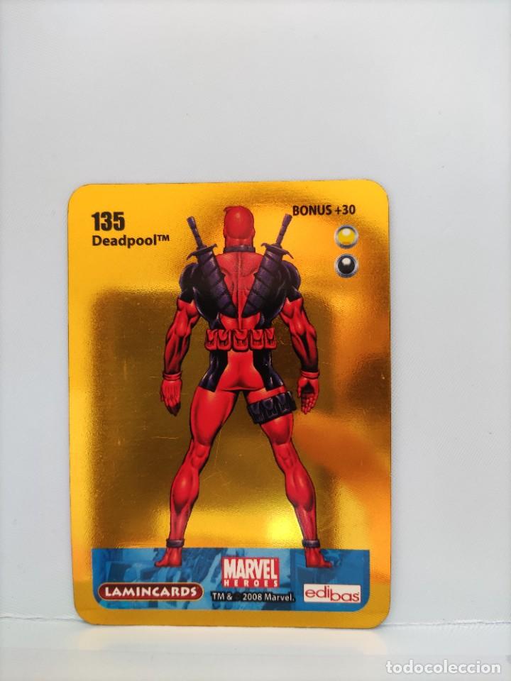 Coleccionismo cromos antiguos: CROMO MARVEL HEROES. EDIBAS. N⁰135. Deadpool - Foto 2