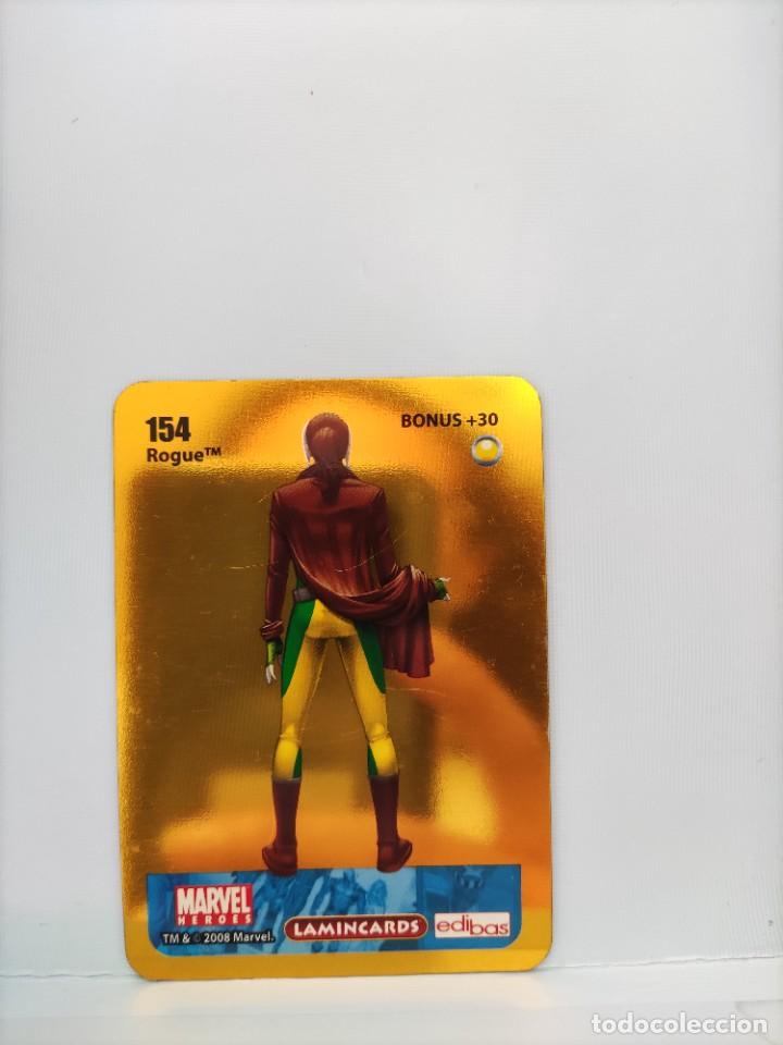 Coleccionismo cromos antiguos: CROMO MARVEL HEROES. EDIBAS. N⁰154. Rogue. - Foto 2