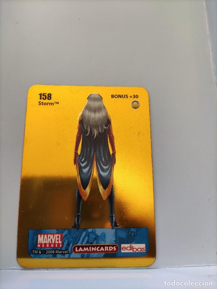 Coleccionismo cromos antiguos: CROMO MARVEL HEROES. EDIBAS. N⁰158. Storm. - Foto 2