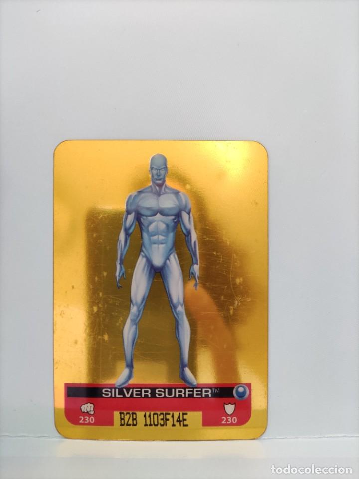 Coleccionismo cromos antiguos: CROMO MARVEL HEROES. EDIBAS. N⁰156. Silver Surfer - Foto 1