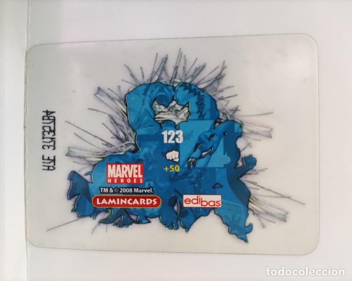 Coleccionismo cromos antiguos: CROMO MARVEL HEROES. EDIBAS. N⁰123. - Foto 2