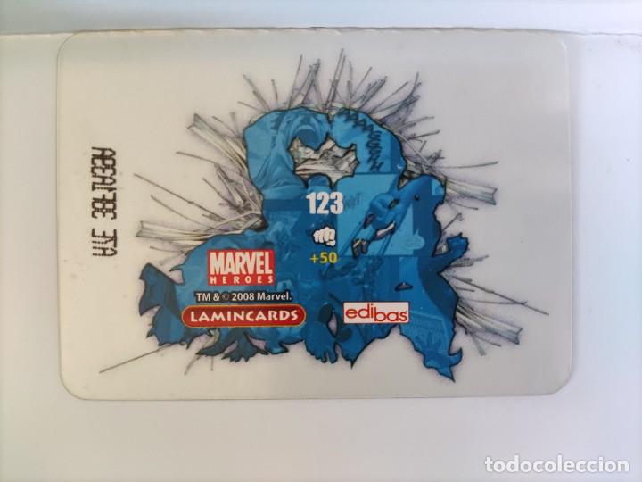 Coleccionismo cromos antiguos: CROMO MARVEL HEROES. EDIBAS. N⁰123 - Foto 2