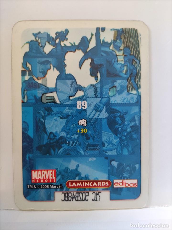 Coleccionismo cromos antiguos: CROMO MARVEL HEROES. EDIBAS. N⁰89. - Foto 2
