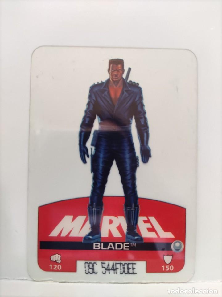 Coleccionismo cromos antiguos: CROMO MARVEL HEROES. EDIBAS. N⁰4. Blade. - Foto 1