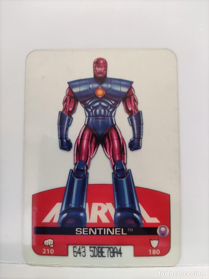 Coleccionismo cromos antiguos: CROMO MARVEL HEROES. EDIBAS. N⁰60. Sentinel. - Foto 1