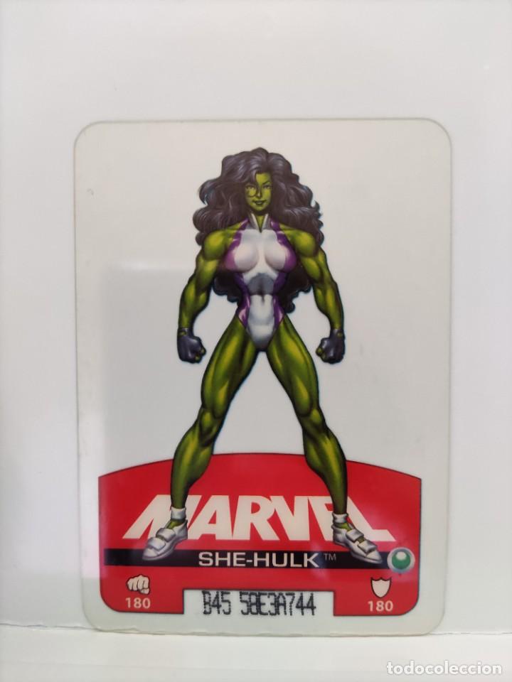 Coleccionismo cromos antiguos: CROMO MARVEL HEROES. EDIBAS. N⁰61. She-Hulk - Foto 1