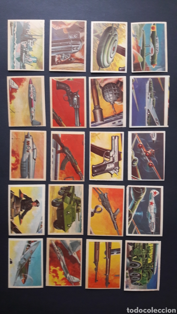 Coleccionismo Cromos antiguos: 43 cromos adhesivos colecci&oacute;n fuerzas armadas