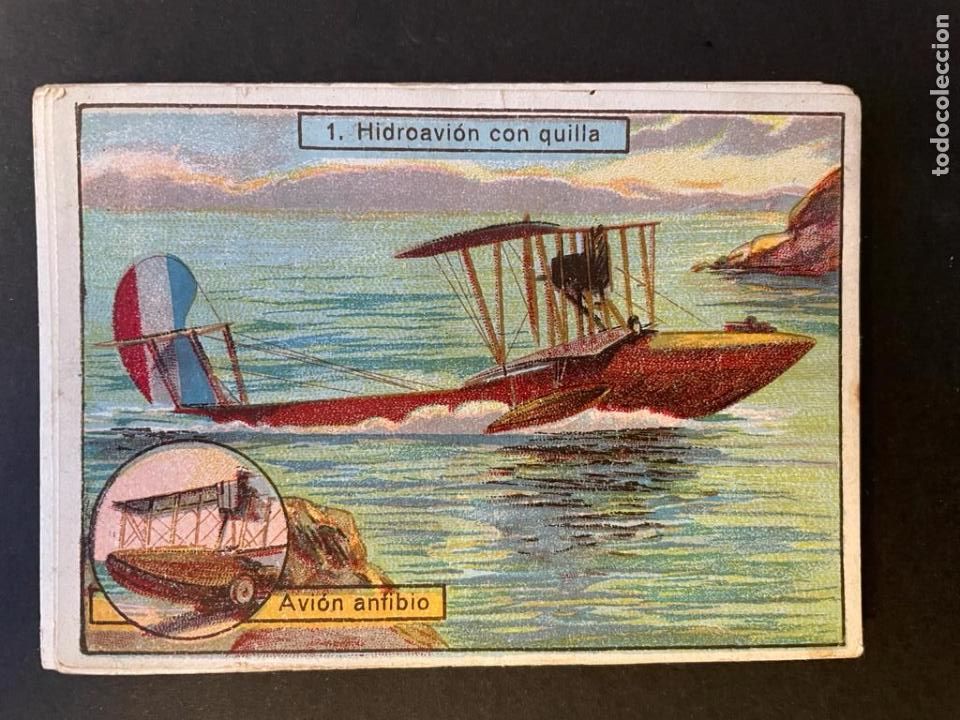 Coleccionismo cromos antiguos: COLECCI&Oacute;N COMPLETA DE 20 CROMOS - AVIONES - Foto 1