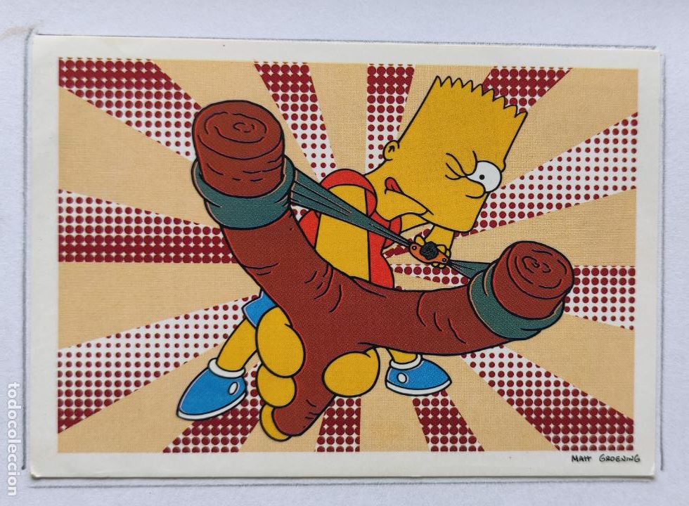 Coleccionismo cromos antiguos: CROMO N&ordm; 8 THE SIMPSONS , PANINI 1999 - Foto 1