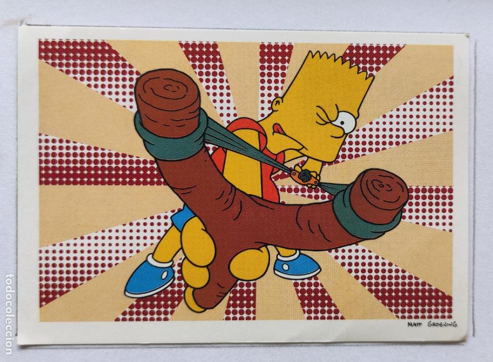 Coleccionismo cromos antiguos: CROMO N&ordm; 8 THE SIMPSONS , PANINI 1999 - Foto 1