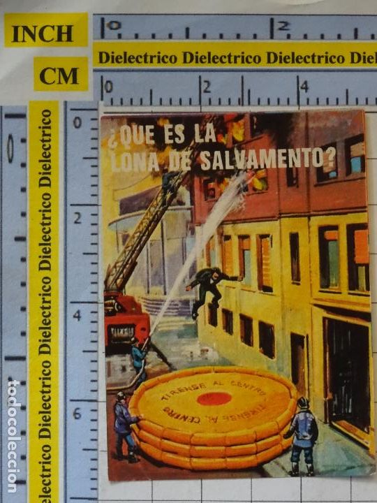 Collectionnisme Cartes &agrave; collectionner anciennes: CROMO CROMITO CHUCHER&Iacute;AS. &Aacute;LBUM BIMBO EL PORQUE DE LAS COSAS 3 1972. 146 LONA SALVAMENTO