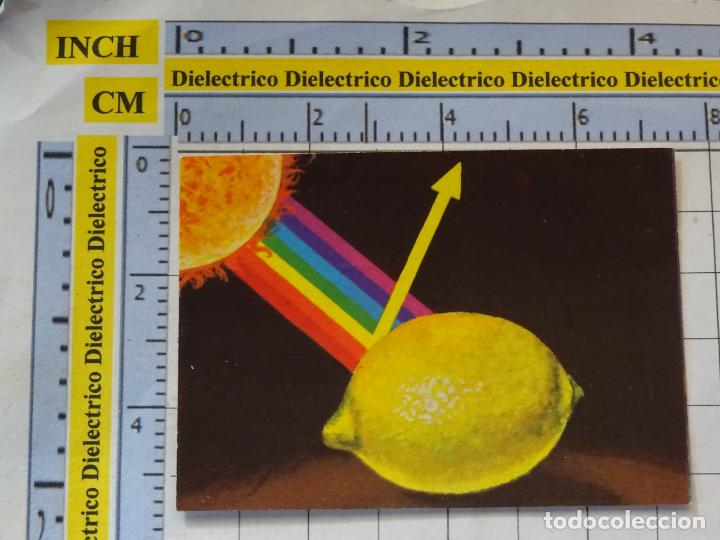 Collectionnisme Cartes &agrave; collectionner anciennes: CROMO CROMITO CHUCHER&Iacute;AS. &Aacute;LBUM BIMBO EL PORQUE DE LAS COSAS 3 1972. 212 REFRACCI&Oacute;N COLORES