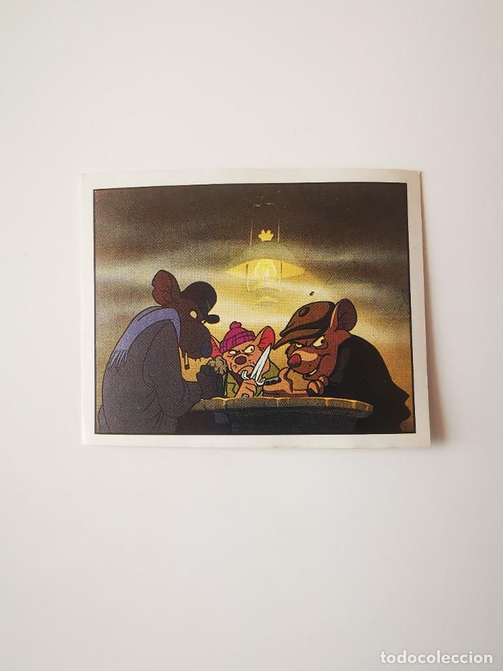 Collezionismo Figurine antiche: CROMO PEGATINA SIN PEGAR DEL ALBUM DISNEY BASIL RATON SUPERDETECTIVE PANINI 101
