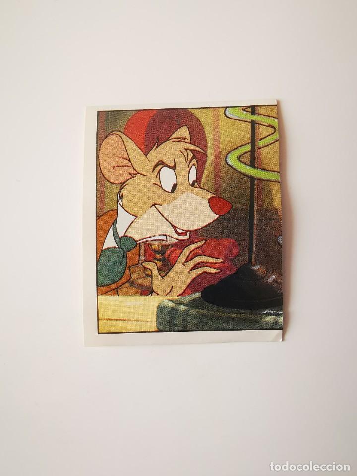 Collezionismo Figurine antiche: CROMO PEGATINA SIN PEGAR DEL ALBUM DISNEY BASIL RATON SUPERDETECTIVE PANINI 93