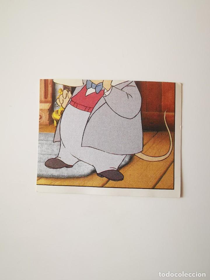 Colecionismo Cromos antigos: CROMO PEGATINA SIN PEGAR DEL ALBUM DISNEY BASIL RATON SUPERDETECTIVE PANINI 90