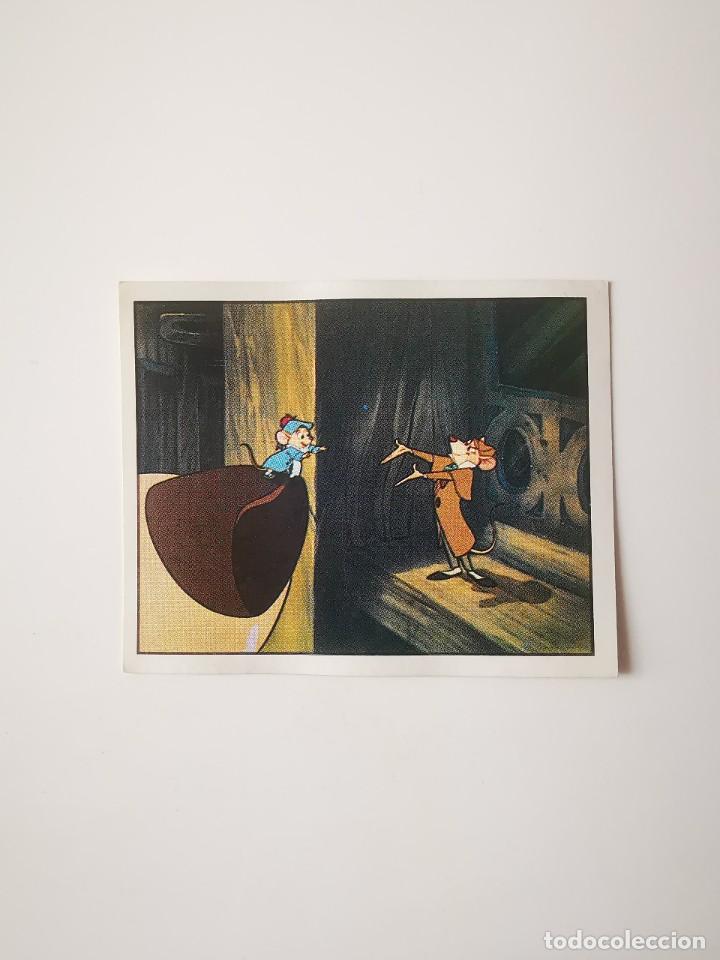 Colecionismo Cromos antigos: CROMO PEGATINA SIN PEGAR DEL ALBUM DISNEY BASIL RATON SUPERDETECTIVE PANINI 60
