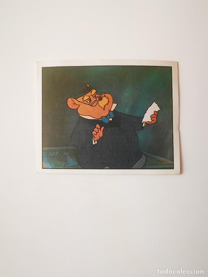 Colecionismo Cromos antigos: CROMO PEGATINA SIN PEGAR DEL ALBUM DISNEY BASIL RATON SUPERDETECTIVE PANINI 5