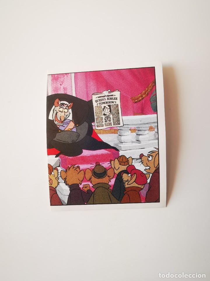 Colecionismo Cromos antigos: CROMO PEGATINA SIN PEGAR DEL ALBUM DISNEY BASIL RATON SUPERDETECTIVE PANINI 33