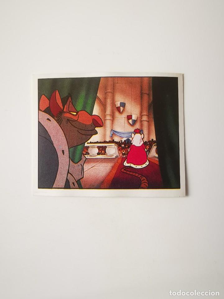Colecionismo Cromos antigos: CROMO PEGATINA SIN PEGAR DEL ALBUM DISNEY BASIL RATON SUPERDETECTIVE PANINI 195