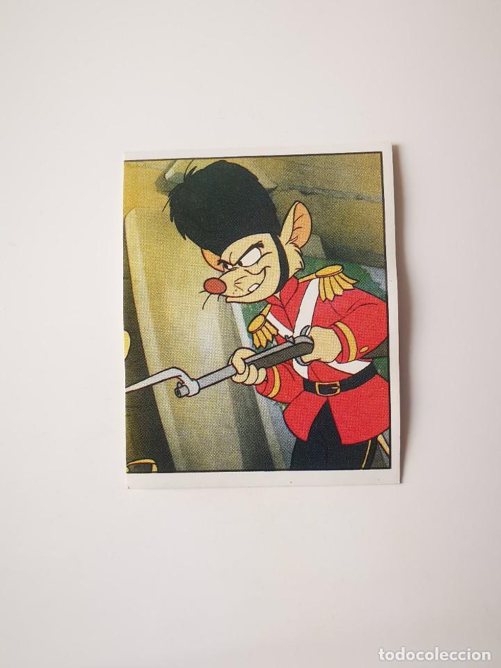 Colecionismo Cromos antigos: CROMO PEGATINA SIN PEGAR DEL ALBUM DISNEY BASIL RATON SUPERDETECTIVE PANINI 198