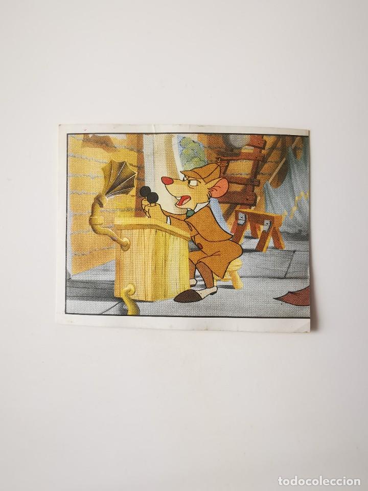 Colecionismo Cromos antigos: CROMO PEGATINA SIN PEGAR DEL ALBUM DISNEY BASIL RATON SUPERDETECTIVE PANINI 205